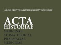 Acta Historiae Medicinae na DOAJ